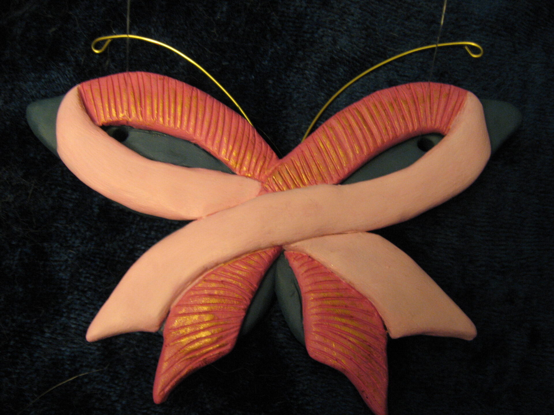 Pink Ribbon Memorial Butterfly - Pixel Visions